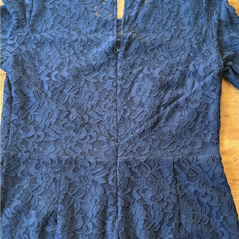 1State Black Lace Long Sleeve Romper - Picture 8 of 9